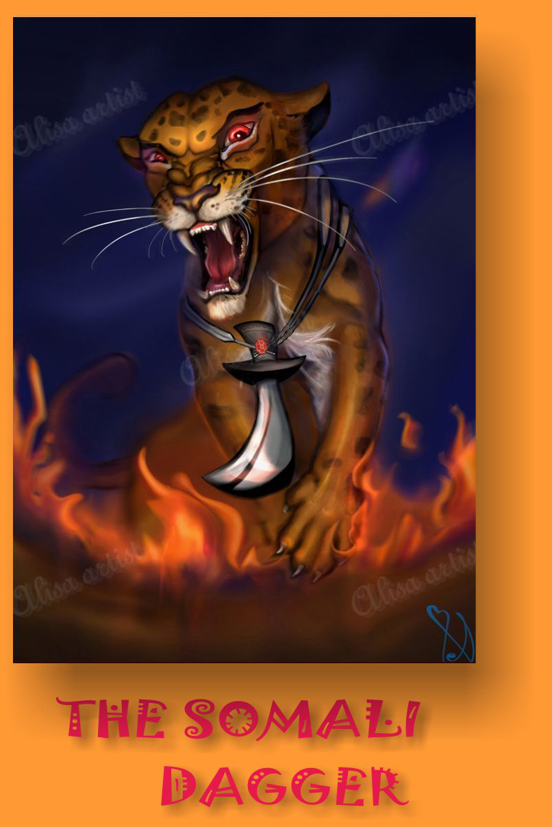 Alisa artist leopard with dagger
